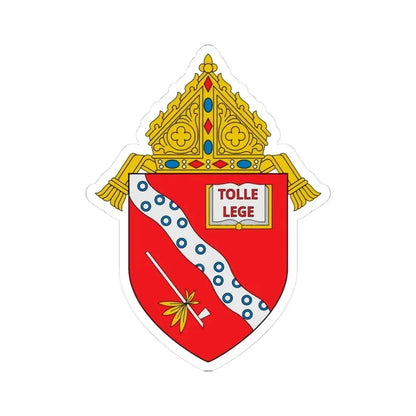 Diocese of Kalamazoo - STICKER Vinyl Kiss-Cut Decal 3 Inch White - The Sticker Space