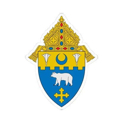 Diocese of Kansas City Saint Joseph - STICKER Vinyl Kiss-Cut Decal 3 Inch White - The Sticker Space