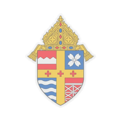 Diocese of Knoxville - STICKER Vinyl Kiss-Cut Decal 3 Inch Transparent - The Sticker Space