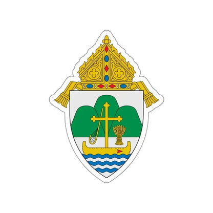 Diocese of La Crosse - STICKER Vinyl Die-Cut Decal White Die-Cut 4 Inch - The Sticker Space