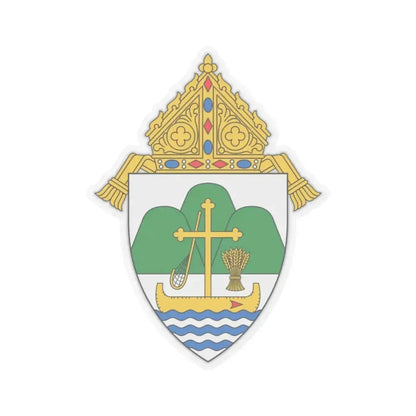 Diocese of La Crosse - STICKER Vinyl Kiss-Cut Decal 2 Inch Transparent - The Sticker Space