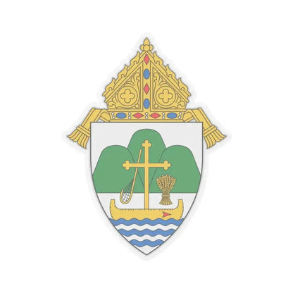 Diocese of La Crosse - STICKER Vinyl Kiss-Cut Decal 3 Inch Transparent - The Sticker Space