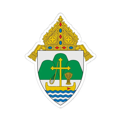 Diocese of La Crosse - STICKER Vinyl Kiss-Cut Decal 6 Inch White - The Sticker Space