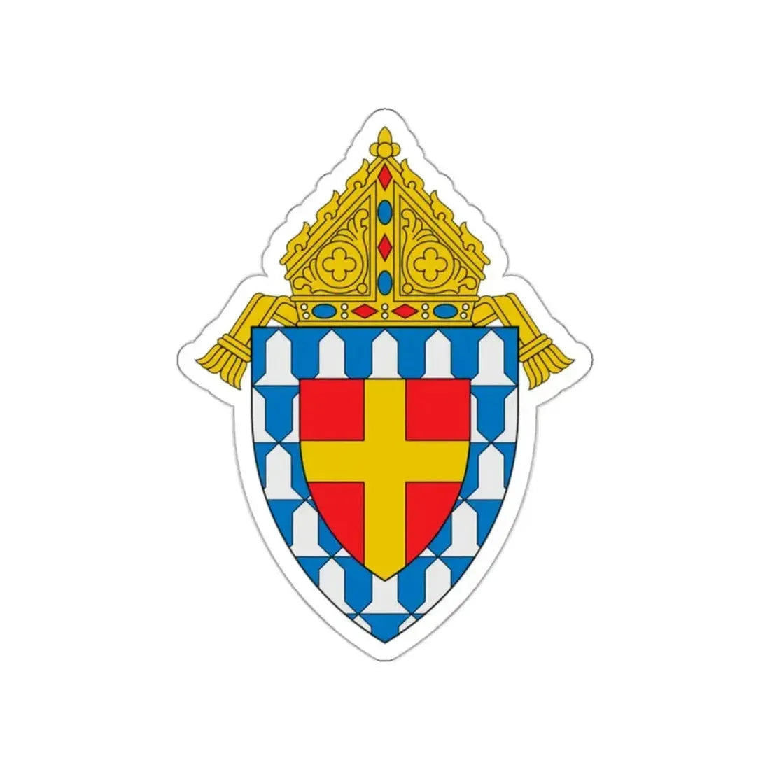 Diocese of Lafayette in Louisiana - STICKER Vinyl Die-Cut Decal - The Sticker Space