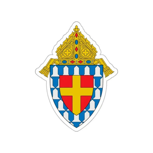 Diocese of Lafayette in Louisiana - STICKER Vinyl Die-Cut Decal White Die-Cut 2 Inch - The Sticker Space