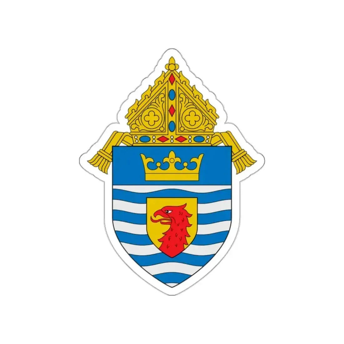Diocese of Lake Charles - STICKER Vinyl Die-Cut Decal - The Sticker Space