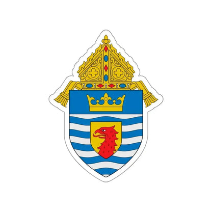 Diocese of Lake Charles - STICKER Vinyl Die-Cut Decal White Die-Cut 3 Inch - The Sticker Space