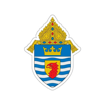 Diocese of Lake Charles - STICKER Vinyl Die-Cut Decal White Die-Cut 6 Inch - The Sticker Space