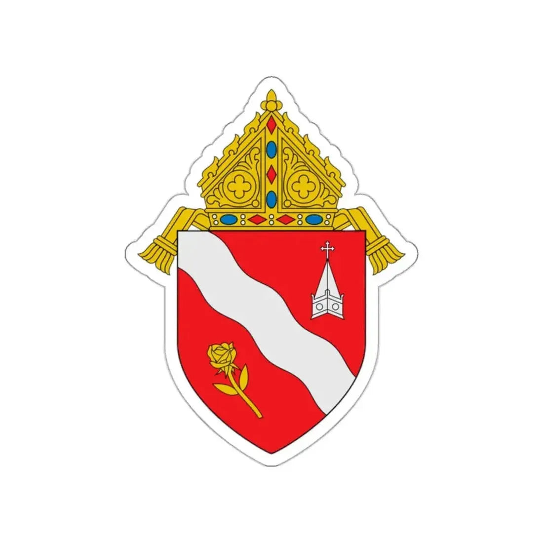 Diocese of Laredo - STICKER Vinyl Die-Cut Decal - The Sticker Space