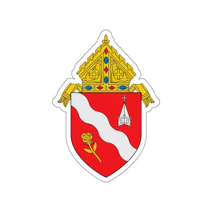 Diocese of Laredo, TX - STICKER Vinyl Die-Cut Decal White Die-Cut 4 Inch - The Sticker Space