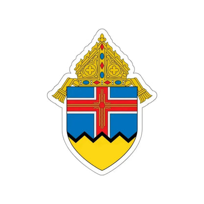 Diocese of Las Cruces - STICKER Vinyl Die-Cut Decal White Die-Cut 6 Inch - The Sticker Space