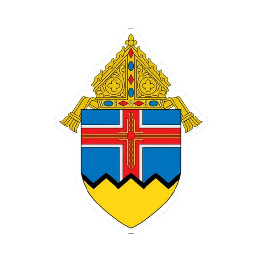 Diocese of Las Cruces - STICKER Vinyl Kiss-Cut Decal 2 Inch White - The Sticker Space