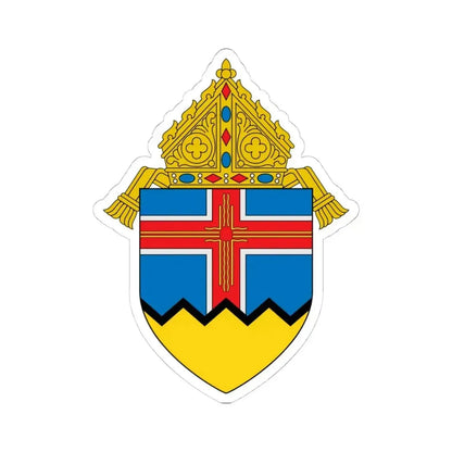 Diocese of Las Cruces - STICKER Vinyl Kiss-Cut Decal 4 Inch White - The Sticker Space