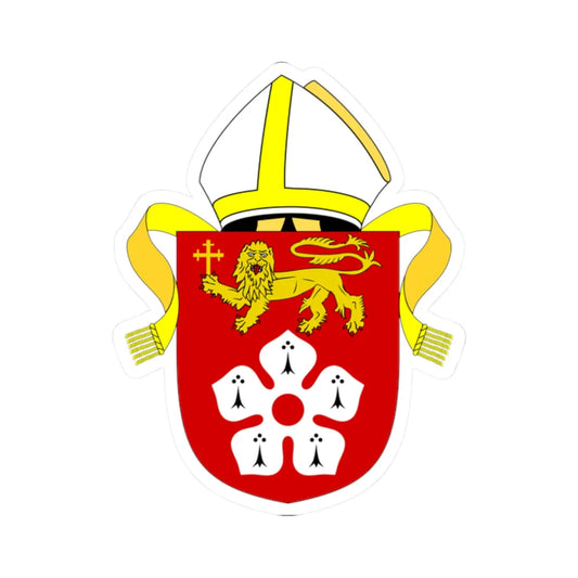 Diocese of Leicester arms (England) (Coat of Arms) STICKER Vinyl Kiss-Cut Decal 2 Inch White - The Sticker Space