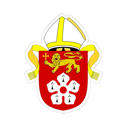 Diocese of Leicester arms (England) (Coat of Arms) STICKER Vinyl Kiss-Cut Decal 6 Inch White - The Sticker Space