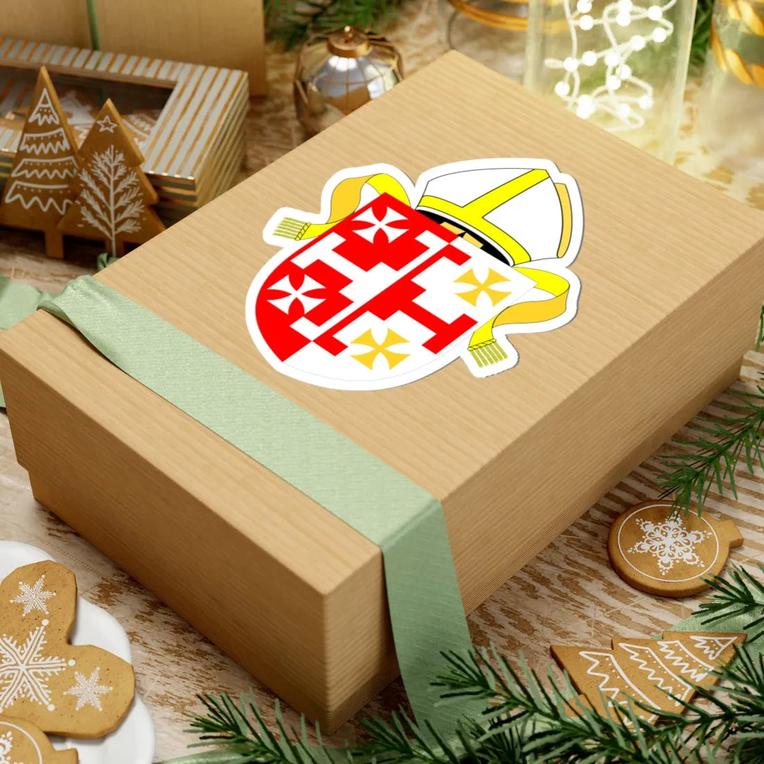 Diocese of Lichfield arms v3 (England) (Coat of Arms) STICKER Vinyl Kiss-Cut Decal - The Sticker Space