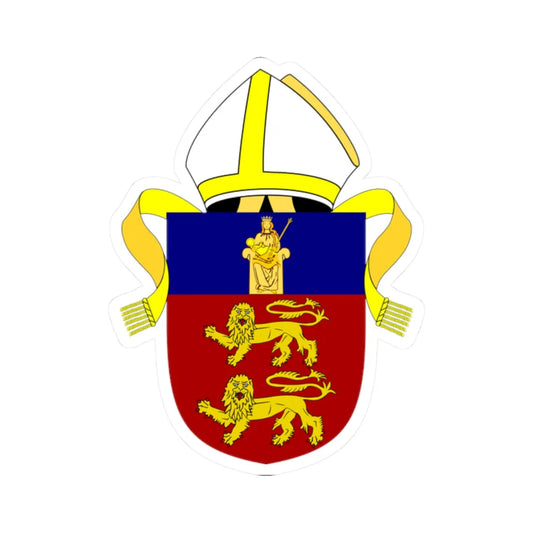 Diocese of Lincoln arms (England) (Coat of Arms) STICKER Vinyl Kiss-Cut Decal 2 Inch White - The Sticker Space