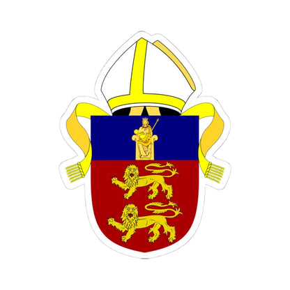 Diocese of Lincoln arms (England) (Coat of Arms) STICKER Vinyl Kiss-Cut Decal 4 Inch White - The Sticker Space