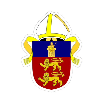 Diocese of Lincoln arms (England) (Coat of Arms) STICKER Vinyl Kiss-Cut Decal 6 Inch White - The Sticker Space