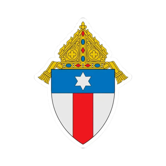 Diocese of Lincoln - STICKER Vinyl Kiss-Cut Decal 2 Inch White - The Sticker Space