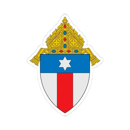 Diocese of Lincoln - STICKER Vinyl Kiss-Cut Decal 4 Inch White - The Sticker Space