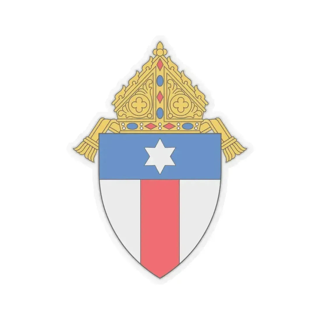 Diocese of Lincoln - STICKER Vinyl Kiss-Cut Decal - The Sticker Space