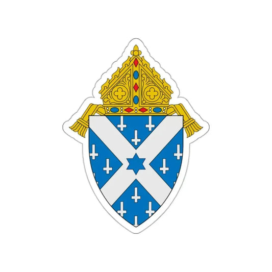Diocese of Little Rock - STICKER Vinyl Die-Cut Decal White Die-Cut 2 Inch - The Sticker Space