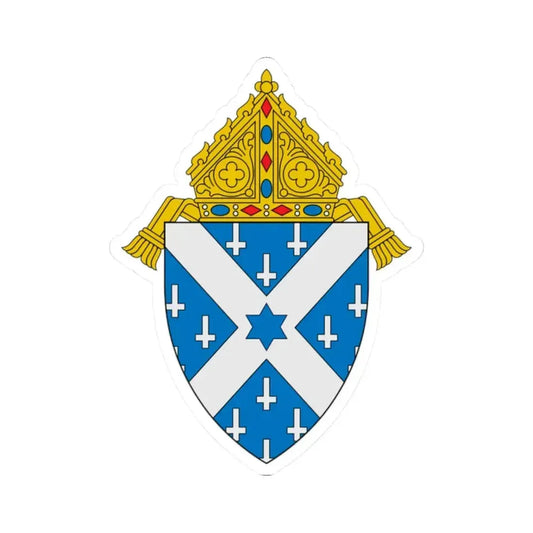 Diocese of Little Rock - STICKER Vinyl Kiss-Cut Decal 2 Inch White - The Sticker Space