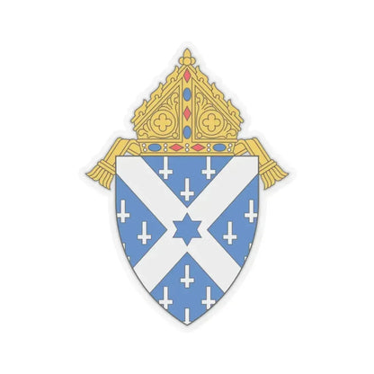 Diocese of Little Rock - STICKER Vinyl Kiss-Cut Decal 3 Inch Transparent - The Sticker Space