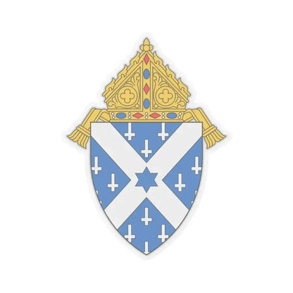 Diocese of Little Rock - STICKER Vinyl Kiss-Cut Decal 4 Inch Transparent - The Sticker Space