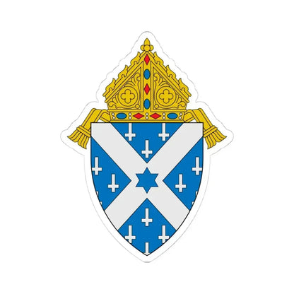 Diocese of Little Rock - STICKER Vinyl Kiss-Cut Decal 4 Inch White - The Sticker Space
