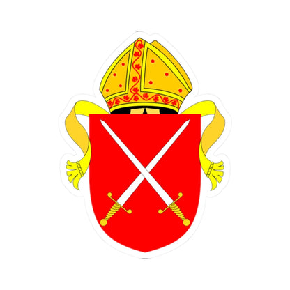 Diocese of London arms (England) (Coat of Arms) STICKER Vinyl Kiss-Cut Decal 2 Inch White - The Sticker Space