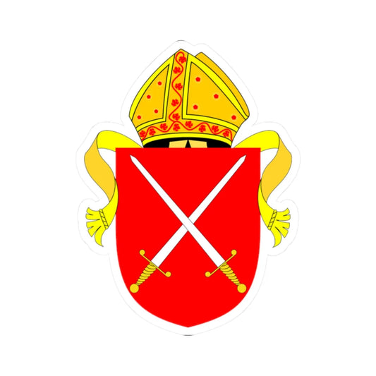 Diocese of London arms (England) (Coat of Arms) STICKER Vinyl Kiss-Cut Decal 2 Inch White - The Sticker Space