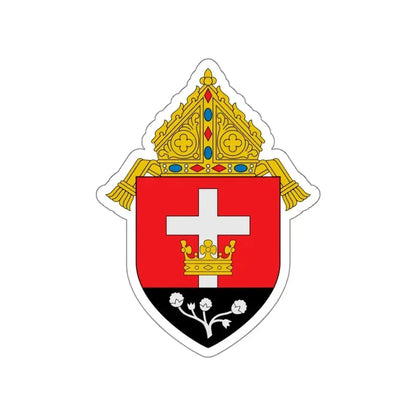 Diocese of Lubbock - STICKER Vinyl Die-Cut Decal White Die-Cut 6 Inch - The Sticker Space