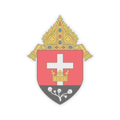 Diocese of Lubbock - STICKER Vinyl Kiss-Cut Decal 3 Inch Transparent - The Sticker Space