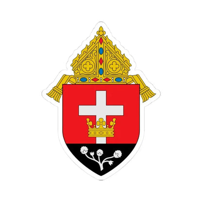 Diocese of Lubbock - STICKER Vinyl Kiss-Cut Decal 3 Inch White - The Sticker Space