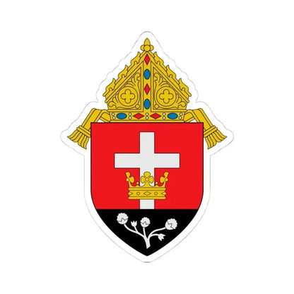 Diocese of Lubbock - STICKER Vinyl Kiss-Cut Decal 4 Inch White - The Sticker Space