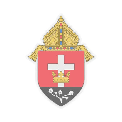 Diocese of Lubbock - STICKER Vinyl Kiss-Cut Decal 6 Inch Transparent - The Sticker Space