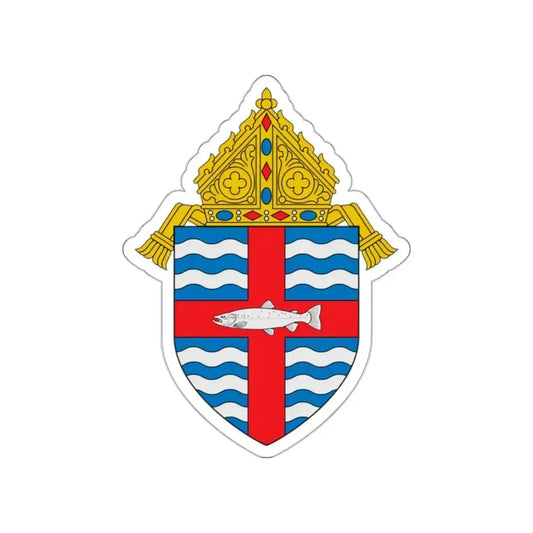Diocese of Madison - STICKER Vinyl Die-Cut Decal White Die-Cut 2 Inch - The Sticker Space