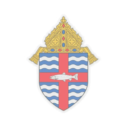Diocese of Madison - STICKER Vinyl Kiss-Cut Decal 6 Inch Transparent - The Sticker Space