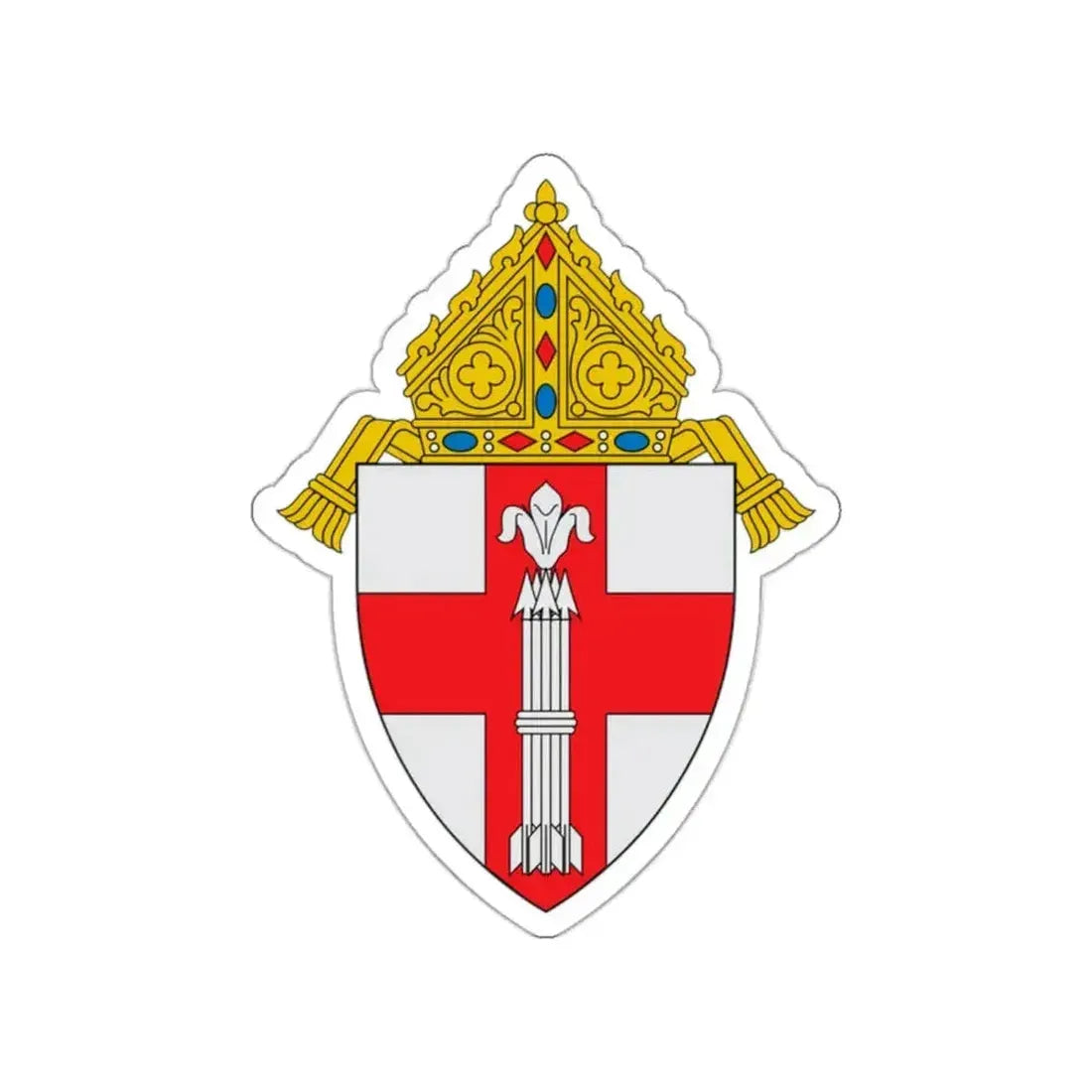 Diocese of Manchester 2 - STICKER Vinyl Die-Cut Decal - The Sticker Space