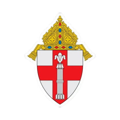 Diocese of Manchester 2 - STICKER Vinyl Kiss-Cut Decal 2 Inch White - The Sticker Space