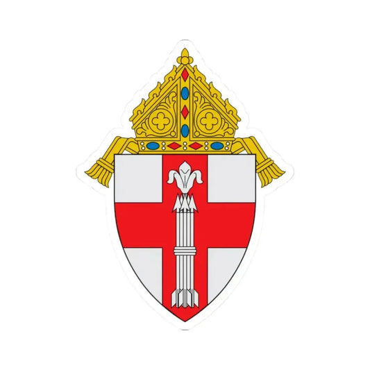 Diocese of Manchester 2 - STICKER Vinyl Kiss-Cut Decal 2 Inch White - The Sticker Space