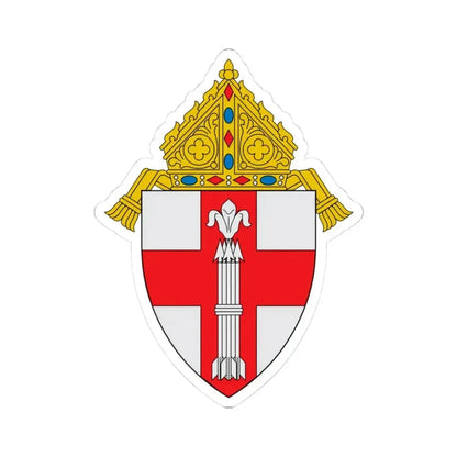 Diocese of Manchester 2 - STICKER Vinyl Kiss-Cut Decal 3 Inch White - The Sticker Space