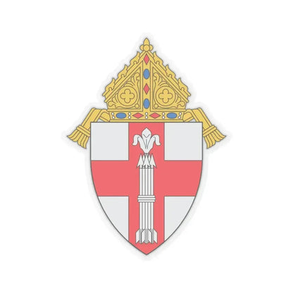 Diocese of Manchester 2 - STICKER Vinyl Kiss-Cut Decal 4 Inch Transparent - The Sticker Space