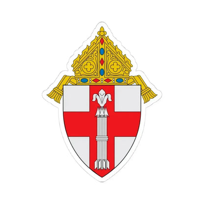 Diocese of Manchester 2 - STICKER Vinyl Kiss-Cut Decal 4 Inch White - The Sticker Space
