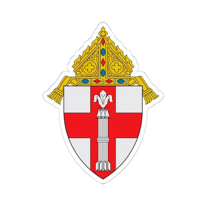 Diocese of Manchester 2 - STICKER Vinyl Kiss-Cut Decal 6 Inch White - The Sticker Space