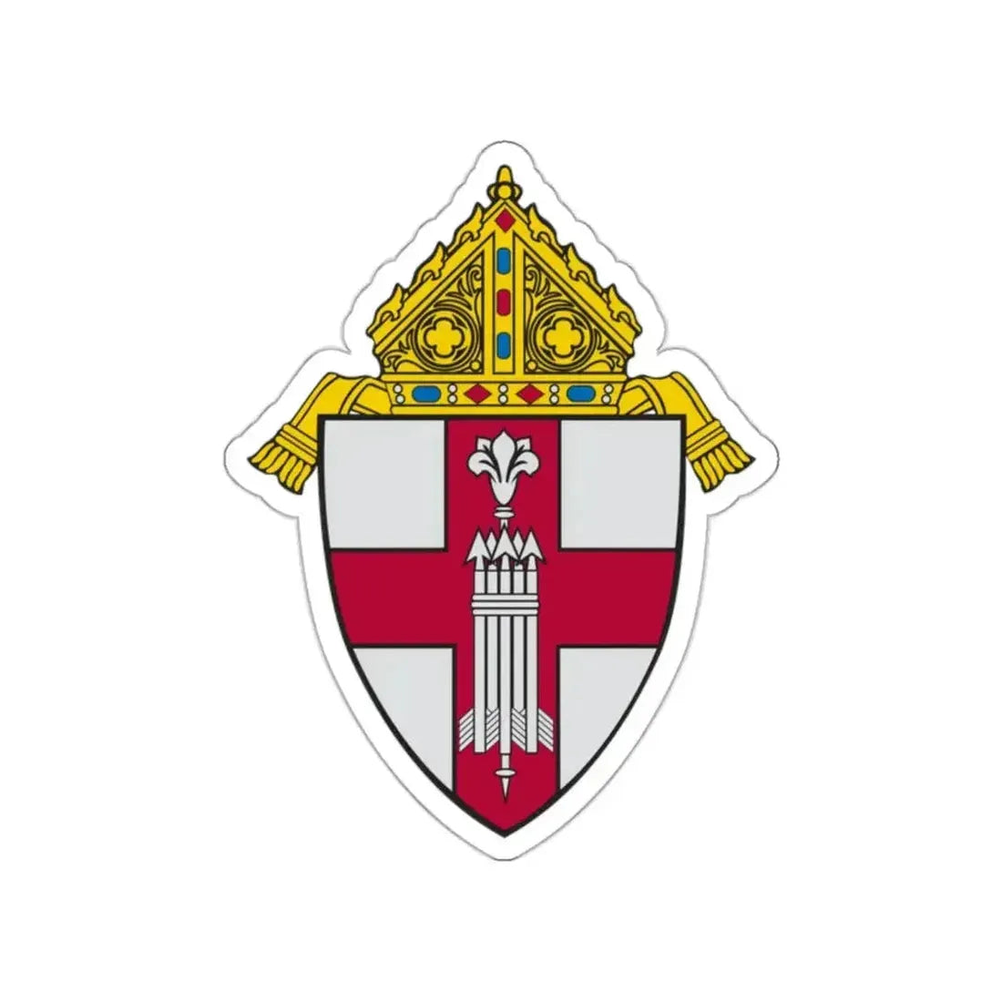 Diocese of Manchester - STICKER Vinyl Die-Cut Decal - The Sticker Space