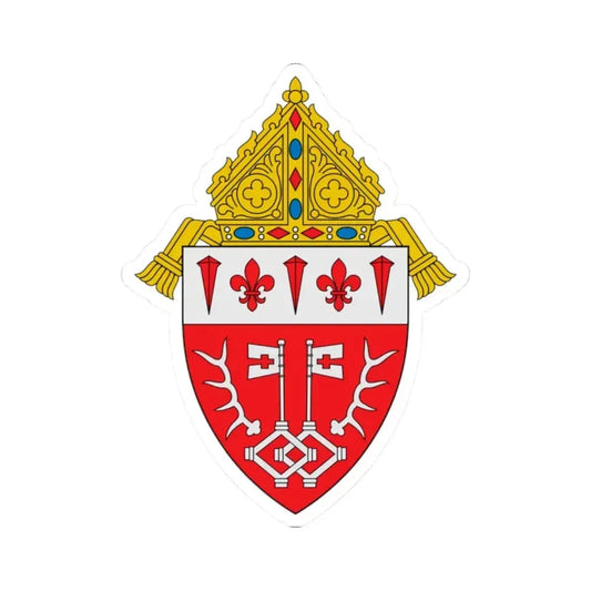 Diocese of Marquette - STICKER Vinyl Kiss-Cut Decal 2 Inch White - The Sticker Space