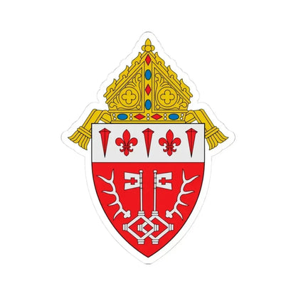 Diocese of Marquette - STICKER Vinyl Kiss-Cut Decal 3 Inch White - The Sticker Space